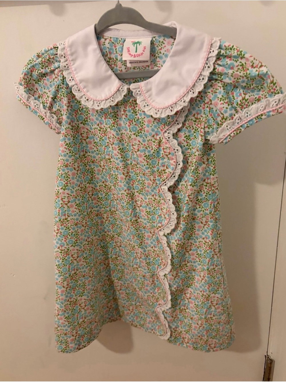 Shrimp and Grits girls floral dress 3T